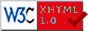 Valid XHTML 1.0 Transitional