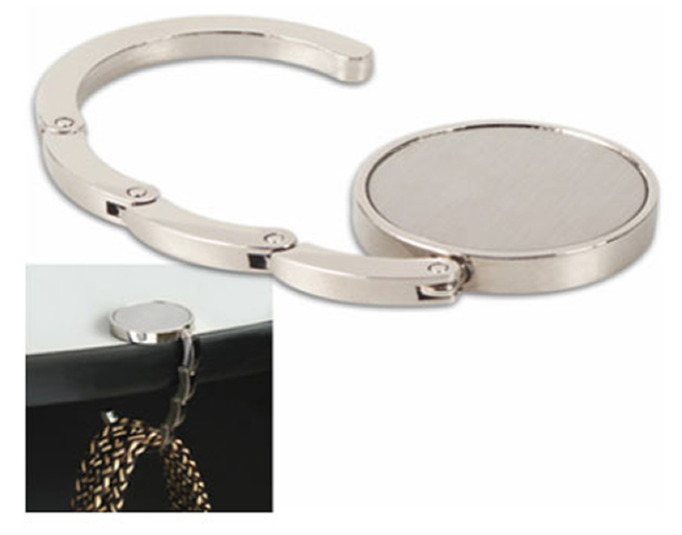 Porta cartera metal redondo