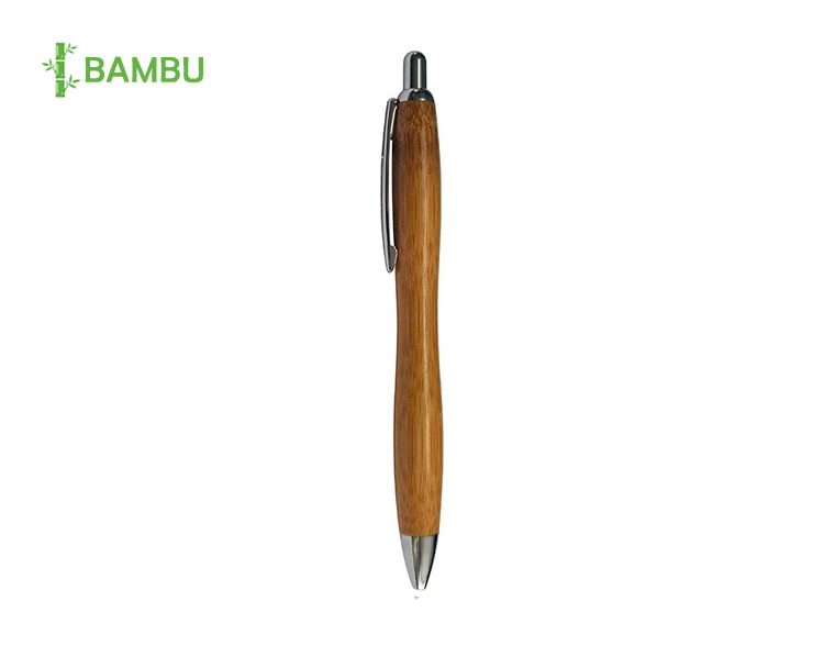 Lapicero Ecologico Bambu Retractil