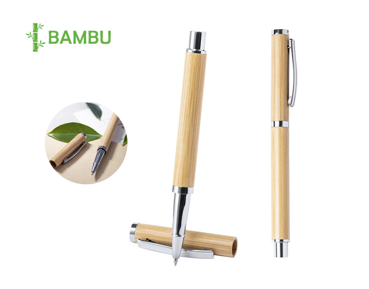 MP-LPE026 - Lapicero Ecologico Bambu Tinta Liquida