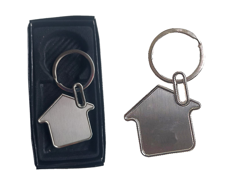 Llavero Metalico Casa Ambas Caras