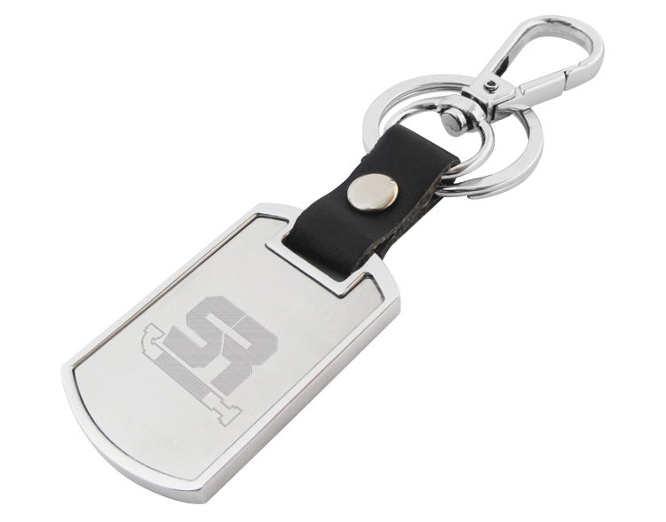 LLAVERO METALICO CON CUERINA P3
