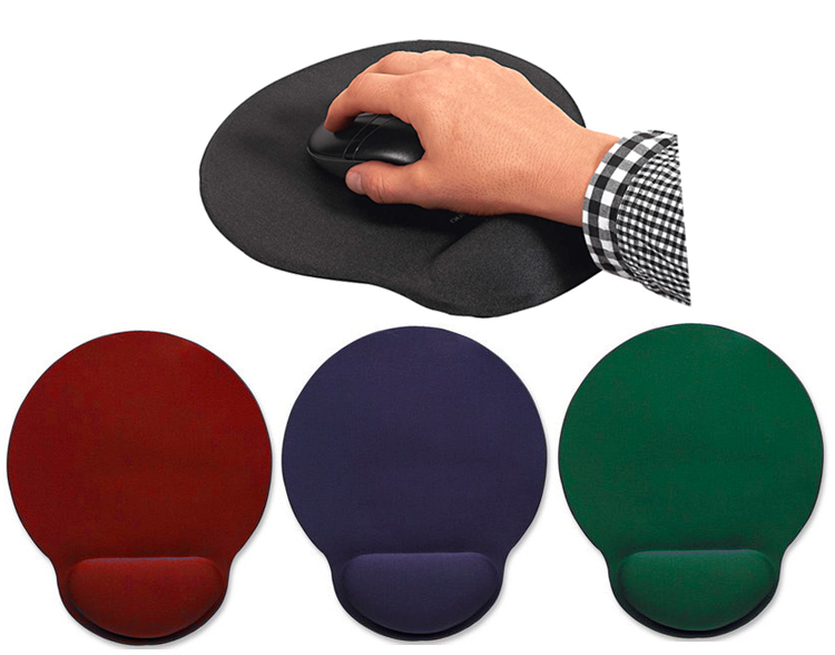 MOUSEPAD ERGONOMICO ESPUMA HASTA 02 COLORES