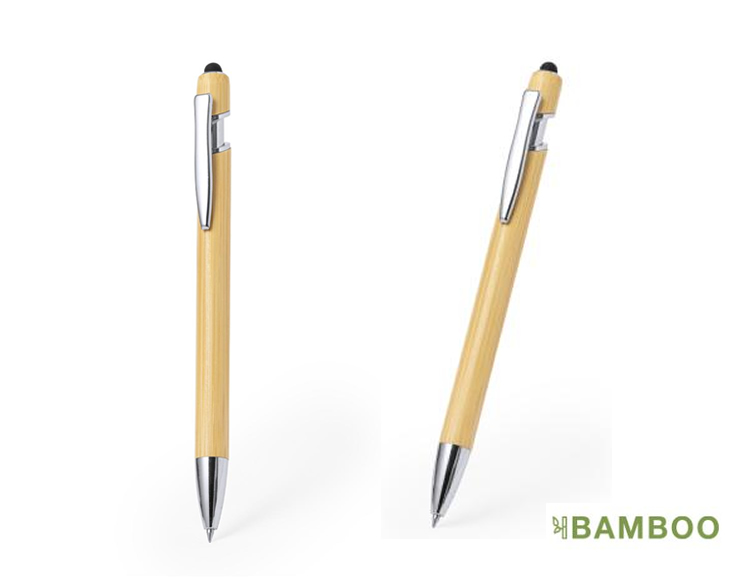 Lapicero Ecologico Bambu Touch Retractil