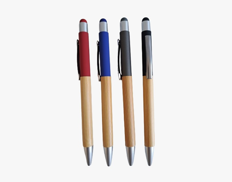 Lapicero Metalico Touch con Bambu