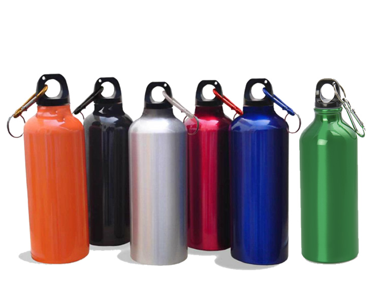 Tomatodo Metalico de Aluminio con Arnes de 600 ML