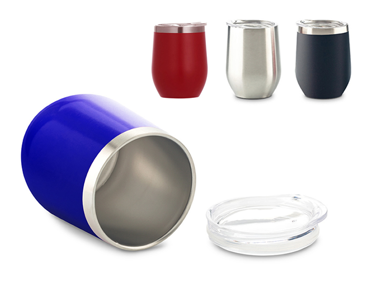 Mug Metalico Acero Inoxidable 350 ML
