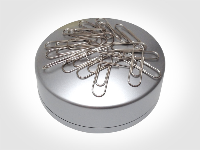 PORTA CLIP MAGNETICO PLATEADO