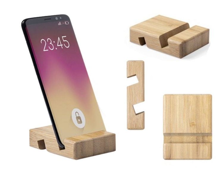 MP-CEL024 - Soporte Porta Celular Ecologico de Bambu
