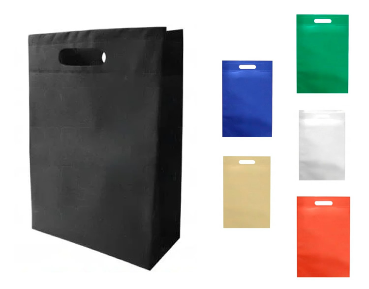 Bolsa Ecologica de Notex con Asa Troquel y Fuelle 29 x 35 x 8