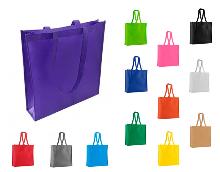 Bolsa Ecologica de Notex con Asa y Fuelle 40 x 40 x 10